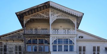 Exterior house painting project